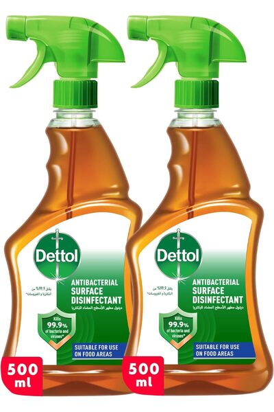 Dettol Surface Spray Disinfectant and Cleaner 2 x 500 ml