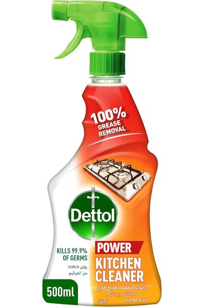 Dettol Orange Kitchen Cleaner, Effective and Healthy Spray - 500 ml