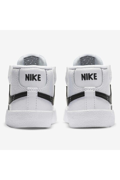 Nike Blazer Mıd 77 TD Leather Sneaker Hakiki Deri Bilekli Cırtlı Lastikli Günlük Spor Ayakkabı Beyaz