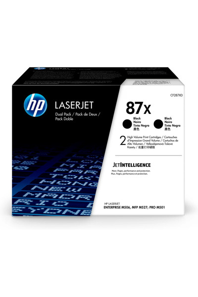 HP Pachet - 2x Cartuș de toner negru original CF287XD (87X), 36000 de pagini