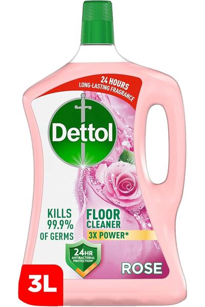 Dettol Power Anti-Bacterial Floor Cleaner, Refreshing Water Scent, 3 Liters