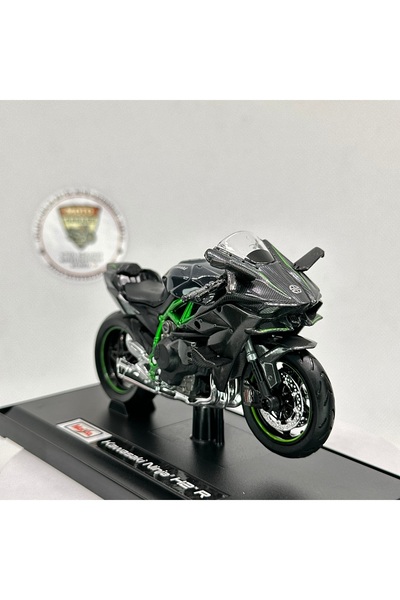 Maisto Diecast Kawasaki Ninja H2R 1:18 Diecast Stantsız Motosiklet Model – Li...