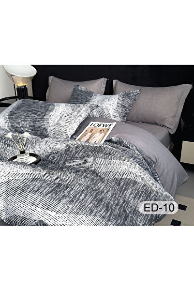 FIONNA.RO Lenjerii De Pat Din Bumbac Fin Superior Cu Elastic - Abstract Monocrom