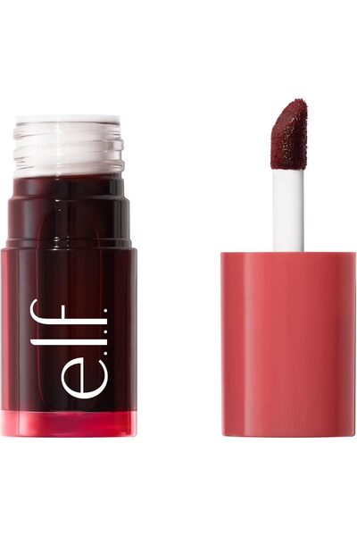 ELF e.l.f. Sheer For It Blush Tint Cherry Cola – Multi-Use Lip & Cheek Stain, Long-Lasting, Vegan