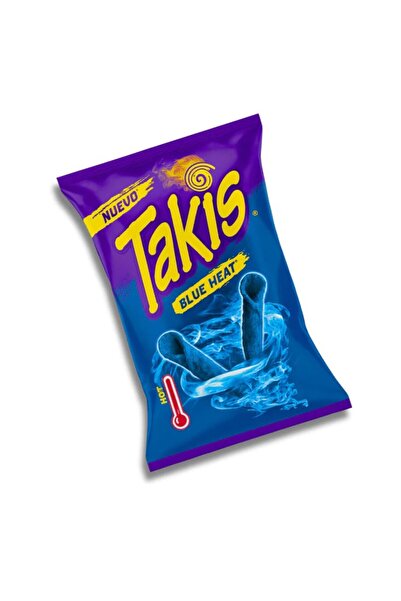 Takis Blue Heat 90 g Lemon Flavored Hot Chili Pepper Spicy Corn Snacks