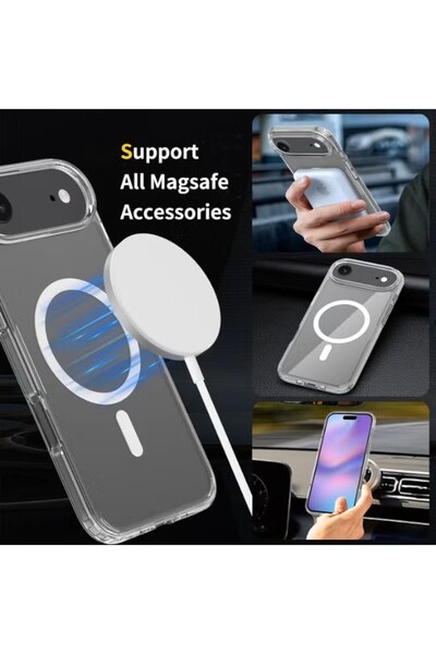 GENERAL Clear Magnetic Case for iPhone 17 Air - MagSafe Compatible, Military-Grade Drop Protection