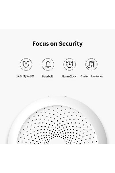 Aqara Hub M1S Gen 2، جسر المنزل الذكي اللاسلكي لنظام الإنذار (يتطلب شبكة Wi-Fi بتردد 2.4 جيجاهرتز)، Home Auto