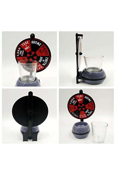 Flippy Shot Wheel Game, Flippy, For Party, 16x10x7 Cm, Glass Included, +18 Years