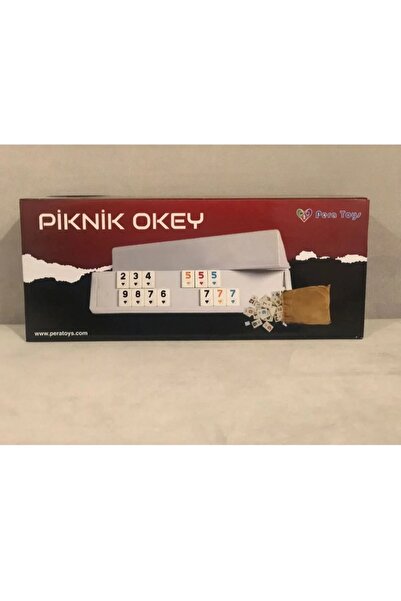 abnturk Yüksek kaliteli okey takımı midi boy piknik okey