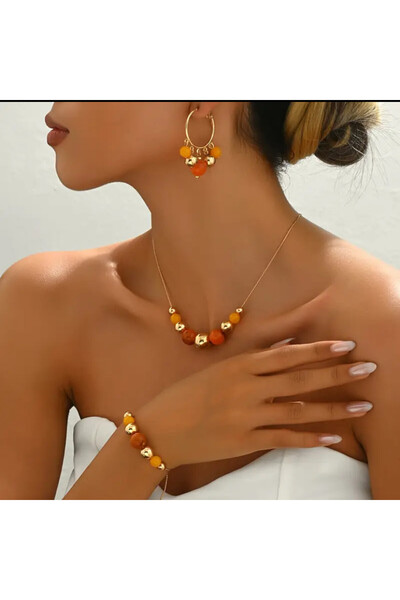 JORG ZENN Jz4010 Women's Necklace, Earrings and Bracelet Set