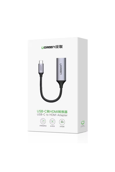 Ugreen Adaptor cablu video CM297, USB-C la HDMI mamă 4K 60HZ, Thunderbolt 3