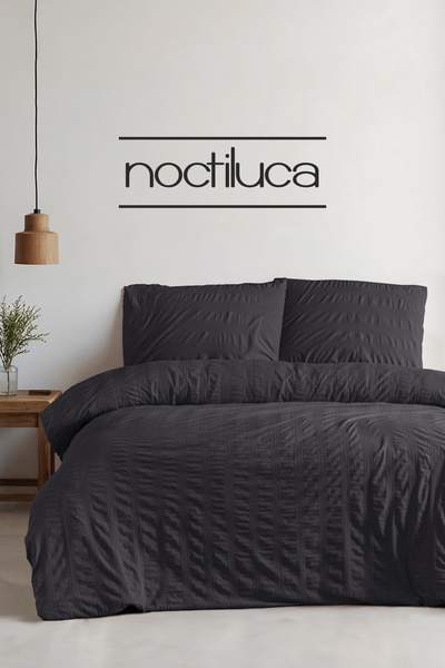 Noctiluca Noira 100% Cotton Combed Cotton Breathable Double Duvet Cover Set |   Quilt Cover and Pillowcase