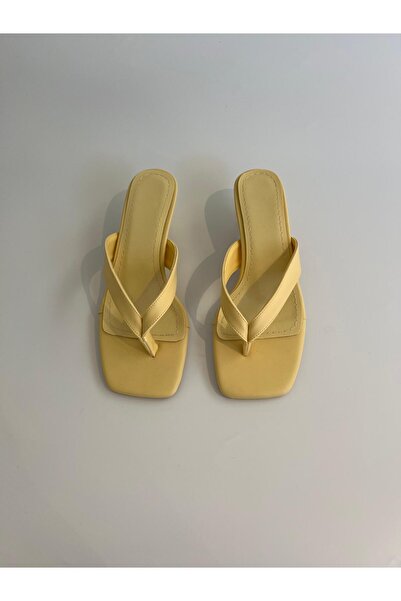 selinnce MIRABELLA kadın topuklu parmak arası terlik