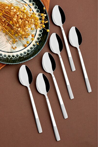 Cooker 6-Piece Stainless Steel Dessert Spoon Set
