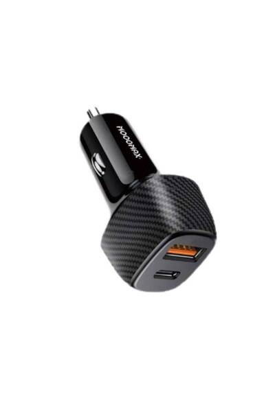 Mazen Store Telecommunications شاحن سيارة موج ماكس-PD-USB أسود-MX106