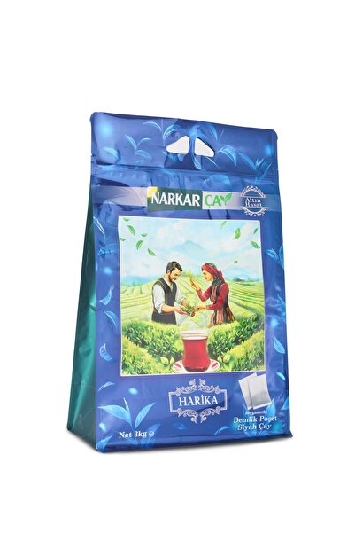 narkar ÇAY Hançay Harika 15gr Bergamotlu Demlik Poşet Çay 12 KG (3 KG x 4 ADET)