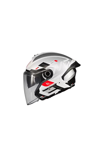 MT KASK COSMO SV SLIENCE A2 PARLAK MOTOSİKLET KASKI (GÜNEŞ VİZÖRLÜ)
