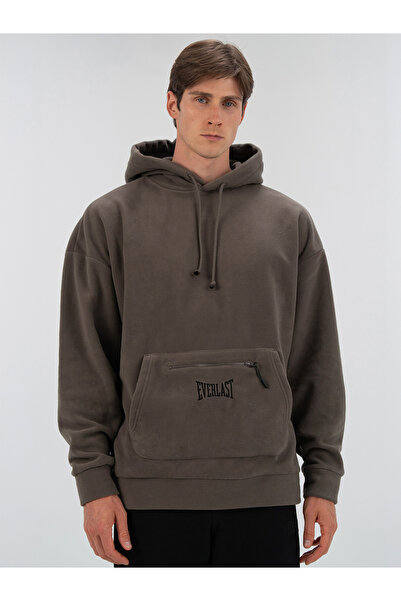 EVERLAST Winter Essentials Smoked Men's Hooded Fleece Hoodie