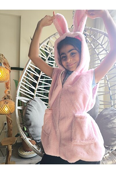 HAPPY WİPPA Hanorac de sărbătoare pentru fete cu blană pluș cu buzunare Talie...