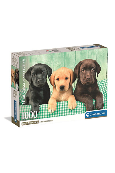 Animals Animale Three Labs Puzzle cu câini 1000 de piese Clementoni