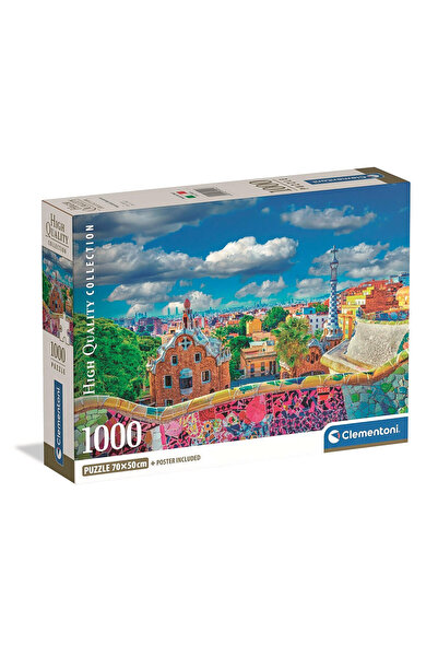 Cities Orașe Park Güell Puzzle Barcelona 1000 de piese Clementoni