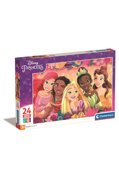 PRİNCESS Prințesele Disney Flower Frame Puzzle maxi Clementoni de 24 piese