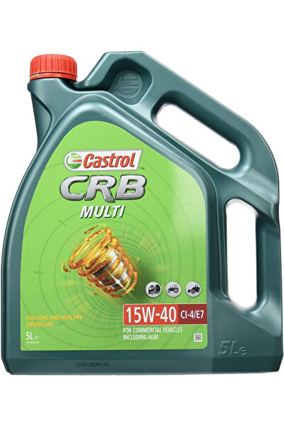 CASTROL Ulei motor CRB Multi 15W40 CI-4/E7 5L compatibil cu Renault, MB, MAN,...