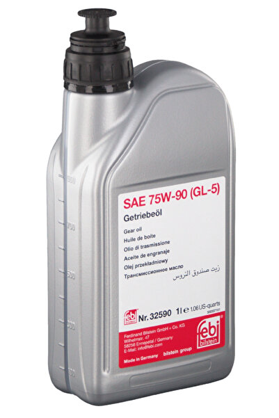 FEBI BILSTEIN Ulei transmisie 75W90 GL-5 32590, volum 1 litru, galben