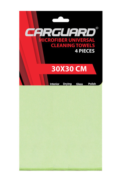 CarGuard Set 4 lavete microfibra, model LMF002, dimensiune 30 x 30 cm