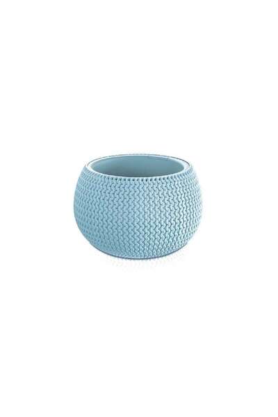 Prosperplast Decorative flower pot, round, blue, 29×19.5 cm, Splofy Bowl