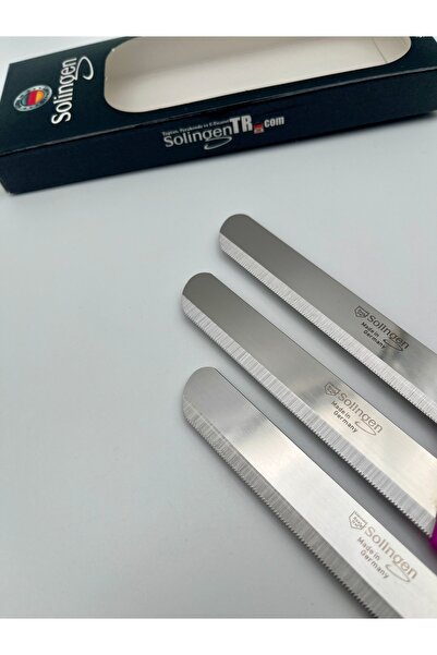 Solingen Orijinal Klever Micro 3 Adet Doğrama Bıçağı Beyaz-Siyah-Gri