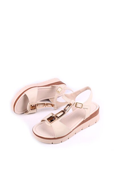 Castle Black 35157 Stone Detailed Daily Women's Sandals