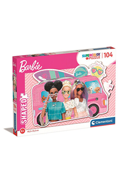 Barbie Clementoni Car Shape Puzzle - 104 pieces