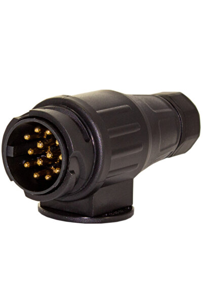 CarGuard Mufa PRA003, priza remorca, 13 pini, tensiune 12V, din cupru+nylon, negru