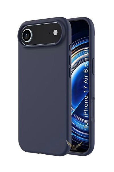 GENERAL جراب سيليكون لهاتف iPhone 17 Air: غطاء ناعم غير لامع مضاد لبصمات الأصابع ومقاوم للصدمات مع حماية للكاميرا