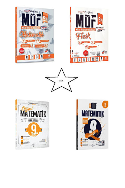Bilgi Sarmal Yayınları 2026 Orjinal Yayınları 9. Sınıf Matematik Ve Fizik Ful...