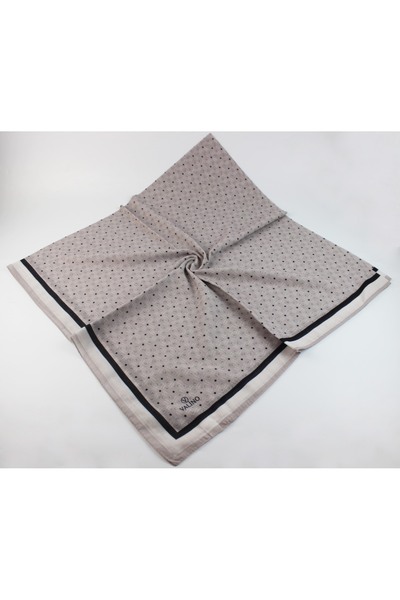 Valino 120x120 Μαντήλι με σχέδιο ρίγες Μεγάλου μεγέθους Βαμβακερό μαντήλι Μεγάλου μεγέθους Μαντήλι Πέτρα