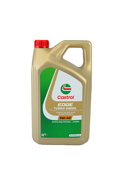 CASTROL Ulei motor Edge Turbo Diesel 5W40 5L compatibil cu Fiat, Renault, MB,...