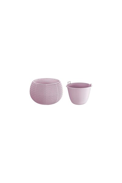 Prosperplast Ghiveci decorativ pentru flori, rotund, violet, 29-19,5 cm, Splofy Bowl