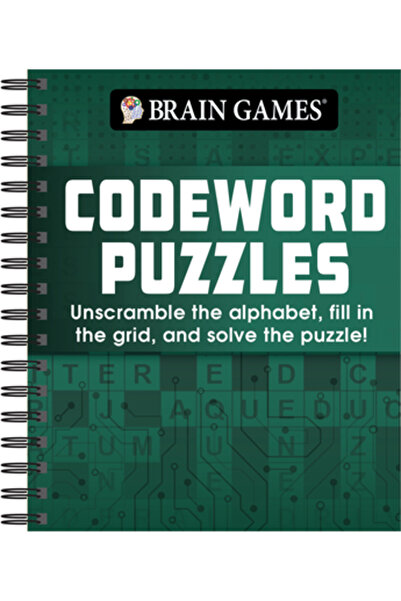 Pubn Intl Jocuri Creiere - Puzzle cu Cuvinte Codate: Descifrează Alfabetul, C...