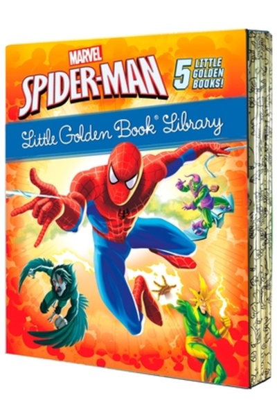 Golden Books Pub Co Inc Mica Bibliotecă de Cărți de Aur a Omului Păianjen (Ma...