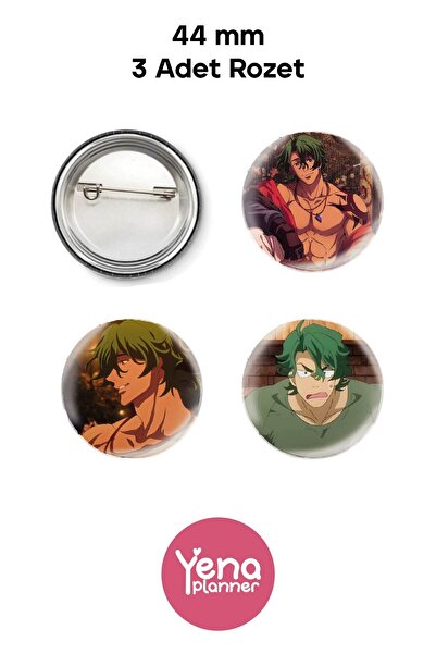 Yenaplanner SK8 the Infinity Ornament Set / Badge Set