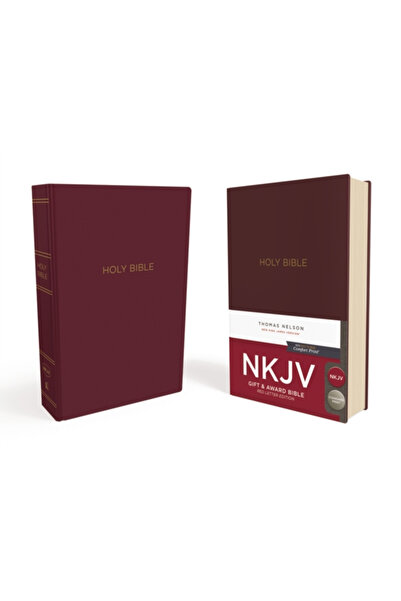 Nelsonword Pub Group Biblia NKJV pentru cadouri și recompense, aspect piele, ...