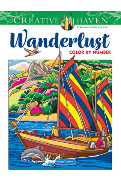 Dover Pubn Inc Joc de colorat după număr Creative Haven Wanderloss