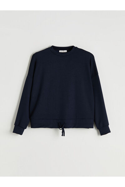 LC Waikiki Stylish Choices from Esvab Clothing | Crew Neck Gathered Women's Sweatshirt