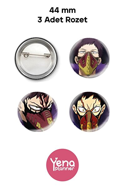 Yenaplanner مجموعة زينة / شارات حقيبة ماي هيرو أكاديميا