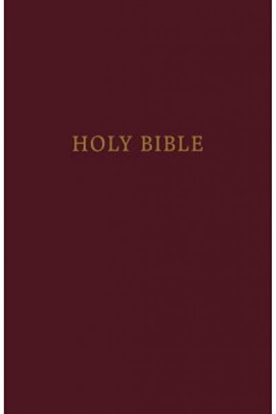 Nelsonword Pub Group KJV, Biblia Pew, Tipărire mare, Copertă cartonată, Burgundy, Ediție cu litere roșii