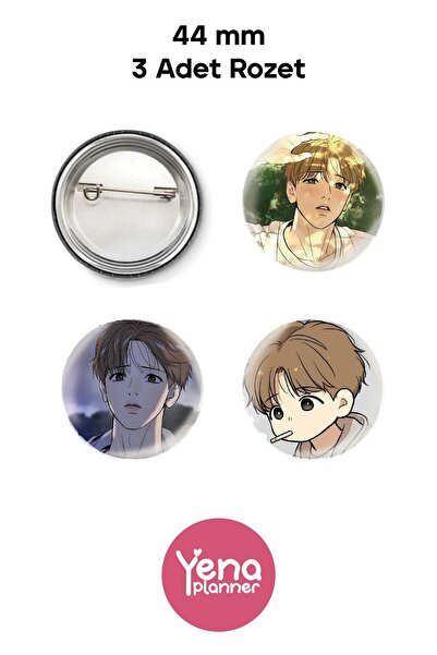 Yenaplanner مجموعة زينة / شارات حقيبة جينكس