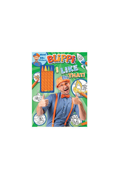 Studio Fun Intl Blippi: Îmi place asta! Carte de colorat cu creioane colorate...