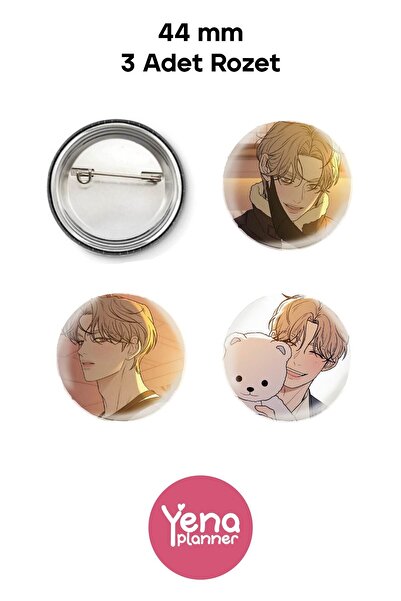 Yenaplanner مجموعة زينة الحقائب / شارات عملية الحب الحقيقي